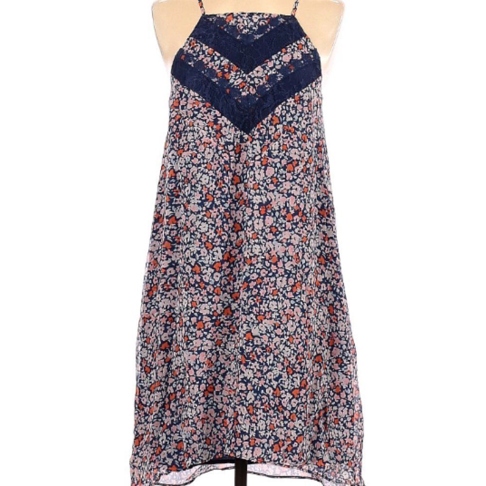 BCBGeneration Sleeveless Floral Mini Dress, XXS